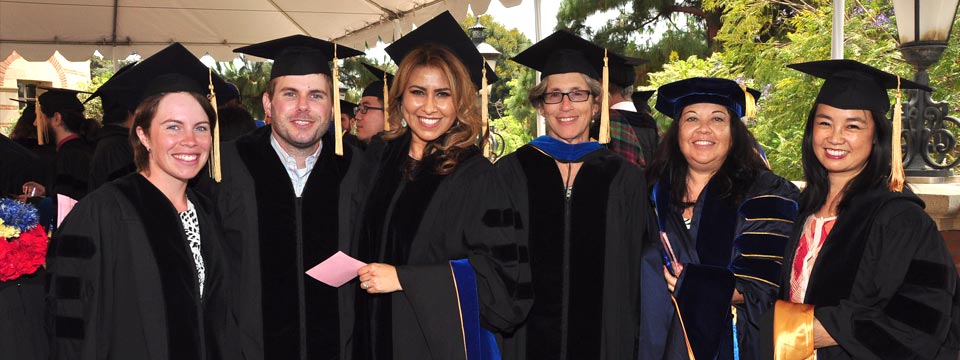 UCLA Doctoral Graduates at a Grad Student Reception